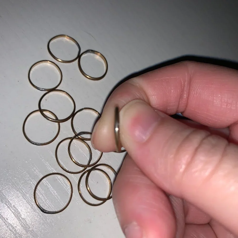 3/4 1.3mm Gold Filled Plain Band Ring